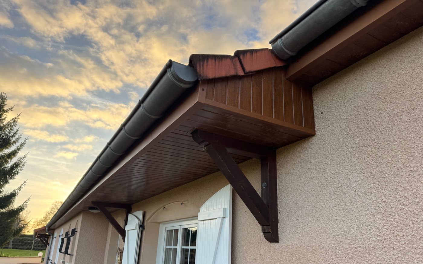 Bandeaux après pose à Simandre