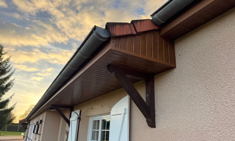 Pose bandeaux aluminium à Simandre