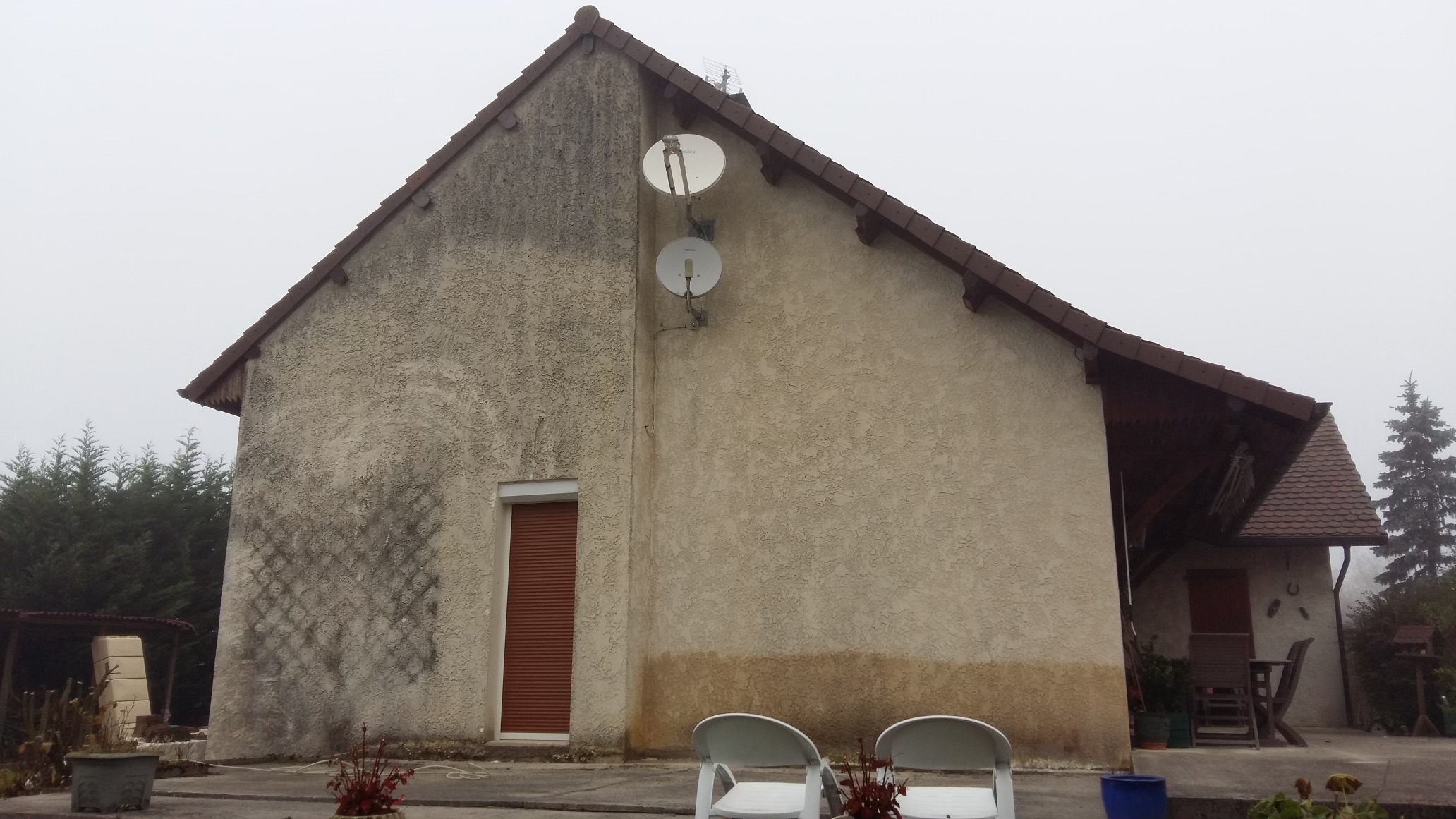 Renovation facade louhans 71500 avant