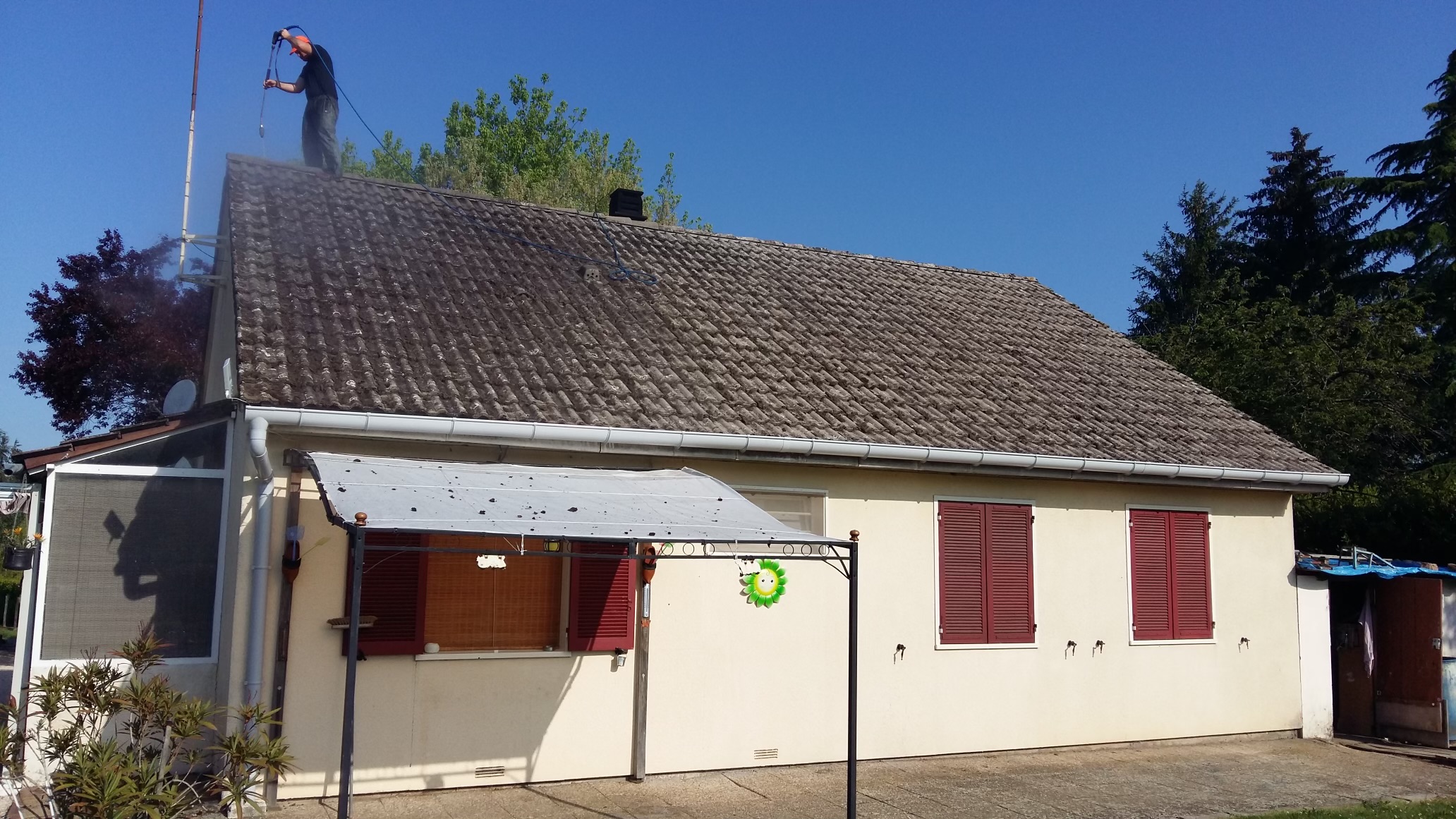 Renovation toiture louhans 71500 avant